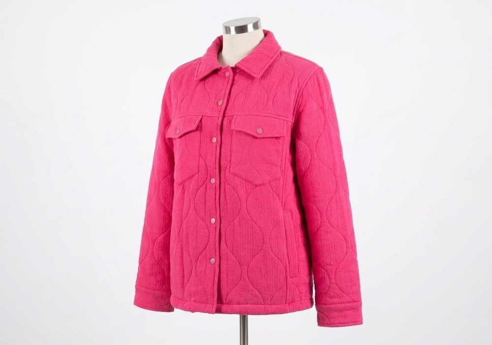 NEW EE:SOME hot shot puffer jacket in hot pink